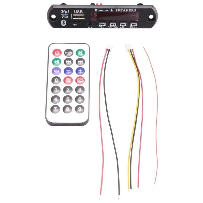 Generic 2X(5.0 MP3 Decoder Board DC 5V 12V Car FM Module Support TF4926
