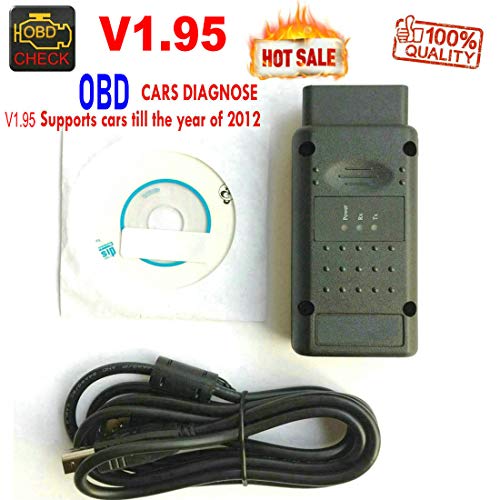 HanrainTool OBD V1.95 OBDII escáner de diagnóstico OBD2 Interfaz Lector de código para Opel Cars HR - Piscina