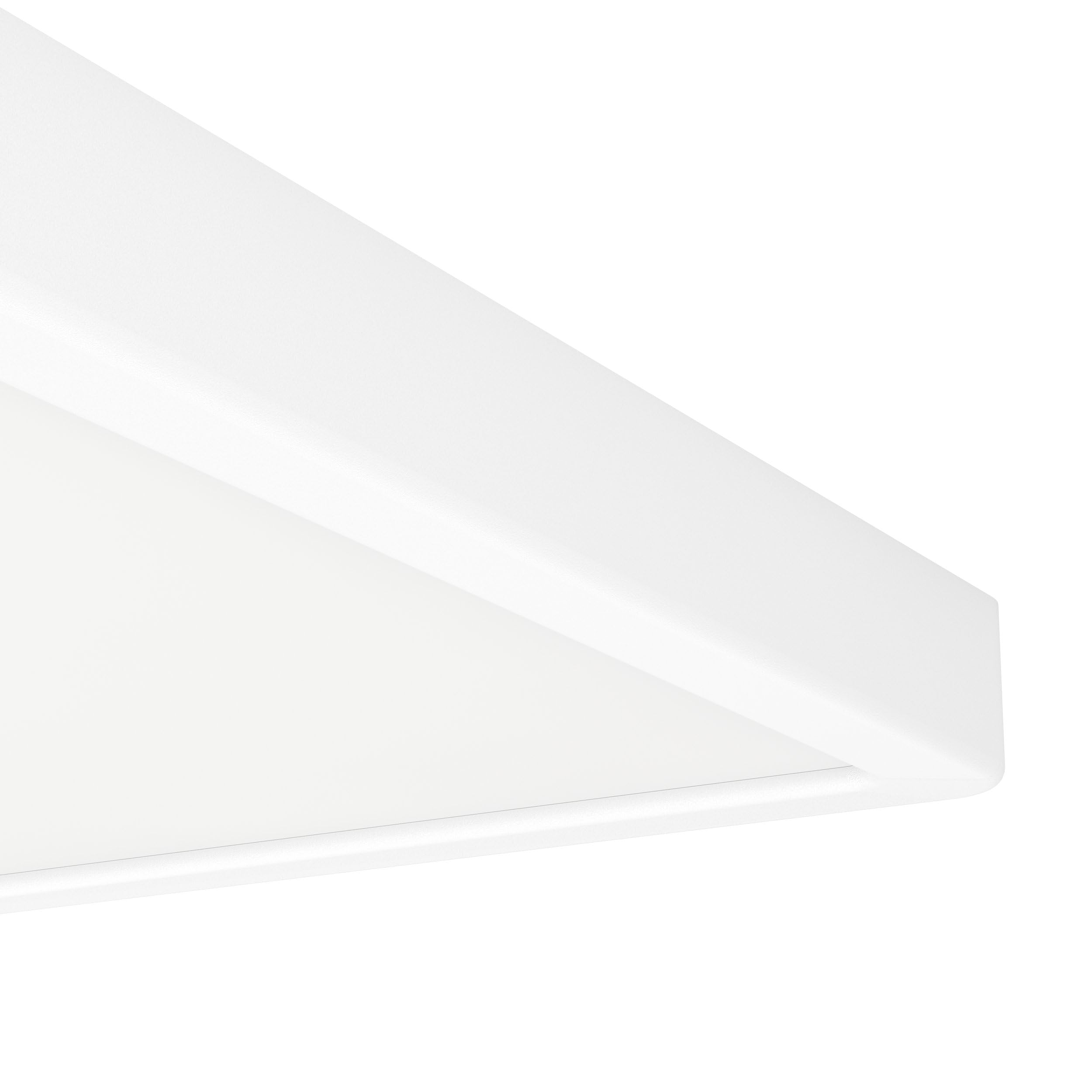 Eglo connect.z Fueva 6-Z Plafoniera LED per bagno, Smart | Home, uso con Zigbee, app e controllo vocale Alexa, luce bianca calda e fredda, RGB, dimmerabile, bianca, IP44, 29 x 29 cm