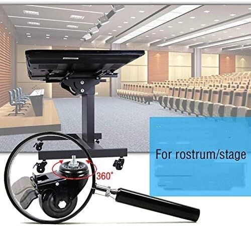 Soporte móvil para TV, altura ajustable, con ruedas miniatura 4