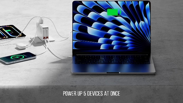 Amazon.com: 65W for MacBook Pro Charger,5-in-1 Retractable Wall