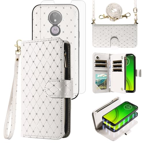 Coque Moto G7 Power Asuwish Blanc protection rigide pour téléphone