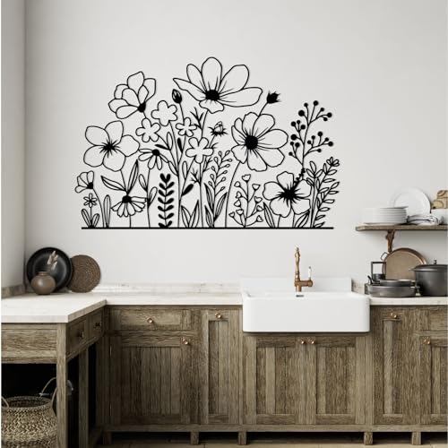 Art de la nature en métal, sculpture murale haut de gamme pour intérieur
