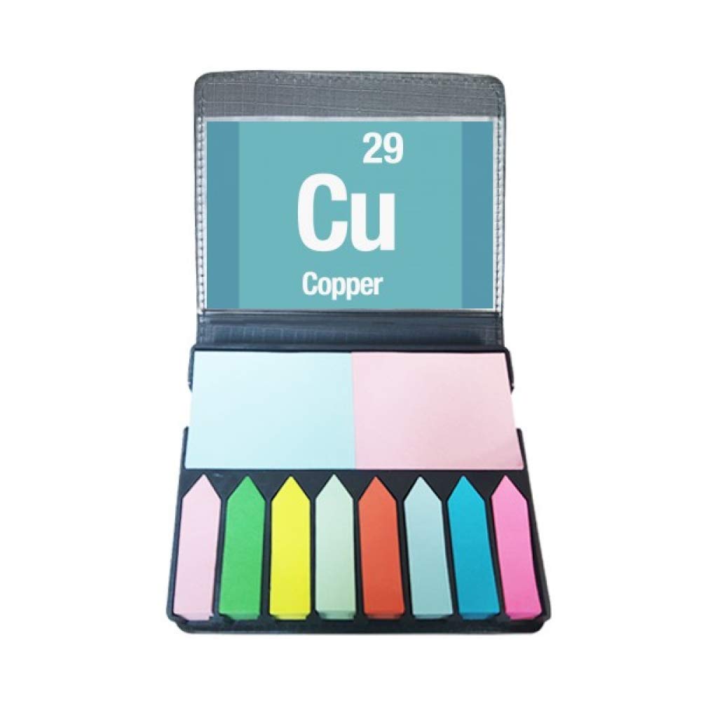 Cu Cuivre Marque-Page Science Onglet Adhésif Bloc Note Page Marker
