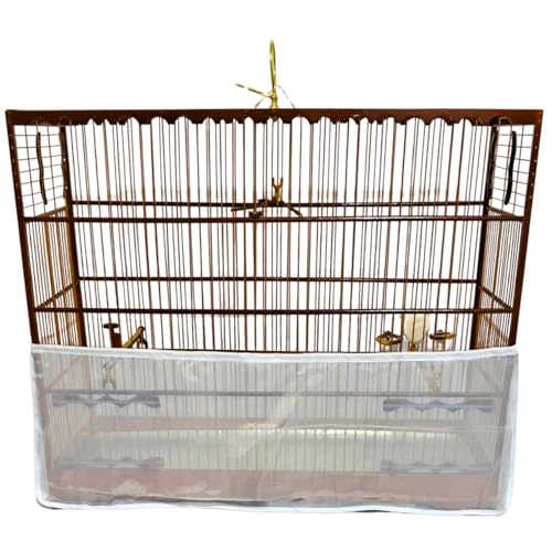 Capa Forro de Gaiola Tecido Voal Anti Sujeira Número 6 Ajustável Premium para Gaiolas Coleira Pixarr