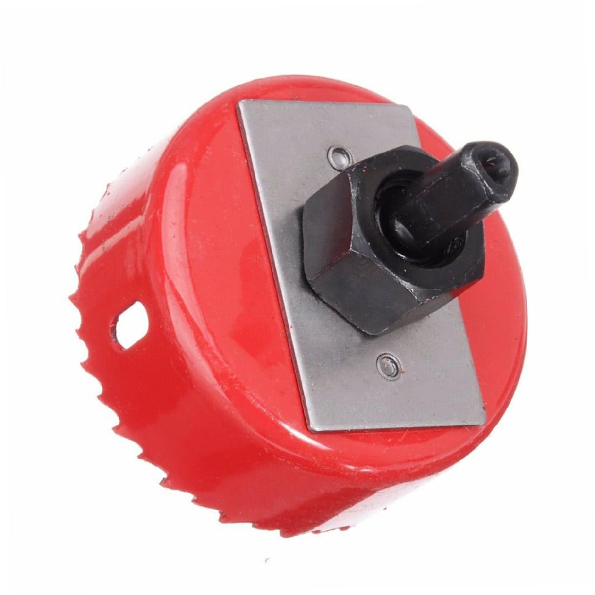 Juego de 16 Brocas para Cortar Agujeros Redondos Metal Rojo