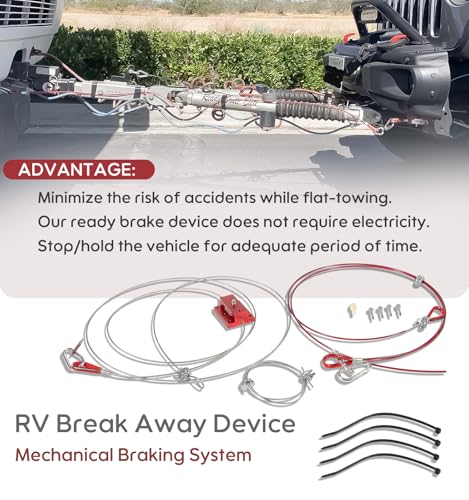 Sistema de freno para RV con kit de emergencia y cables variados miniatura 6