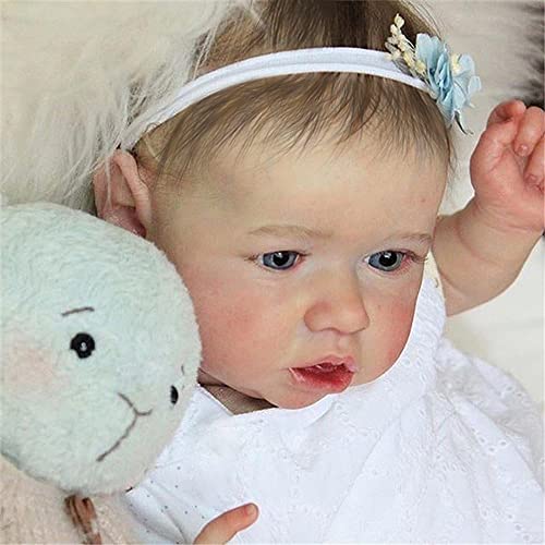 Ksbd Reborn Baby Dolls Real Saskia Replica, 20 Inch Realistic Newborn Baby Girl Doll, Lifelike Handmade Vinyl Reborn Doll With Weighted Cloth Body, Advanced Painted Gift Set For Kids Age 3+ #TOP2