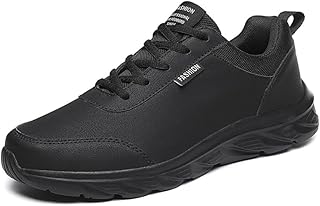 [FKHK] スニーカー メンズ ウォーキングシューズ 黒 防水 超軽量 ローカット 通気 スポーツシューズ クッション性 幅広 大きいサイズ 運動靴 通勤 通学 疲れない カジュアル 人気 おしゃれ 歩きやすい 滑り止め レザー