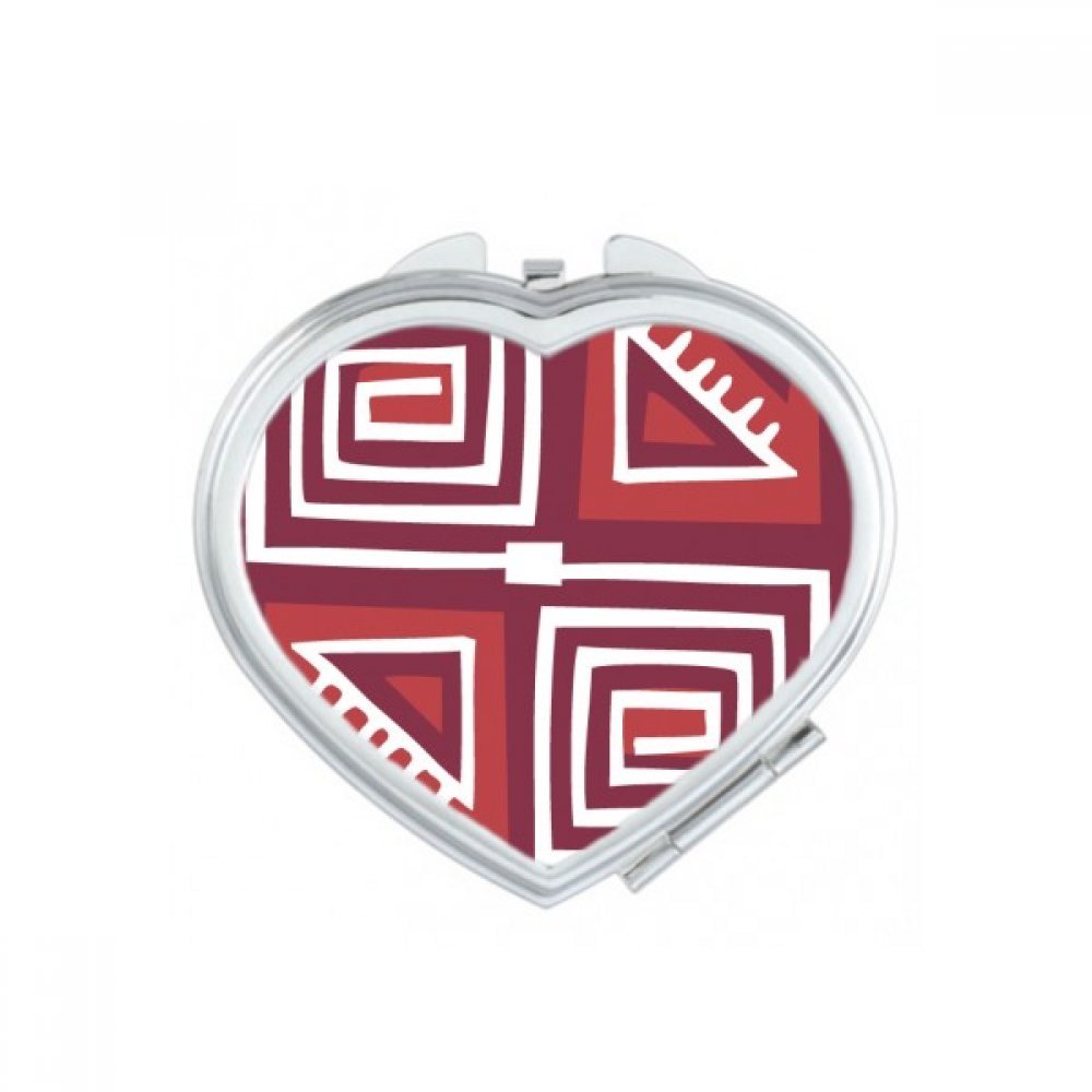 Miroir de maquillage totems du Mexique, un petit cadeau mignon et portable pour femme