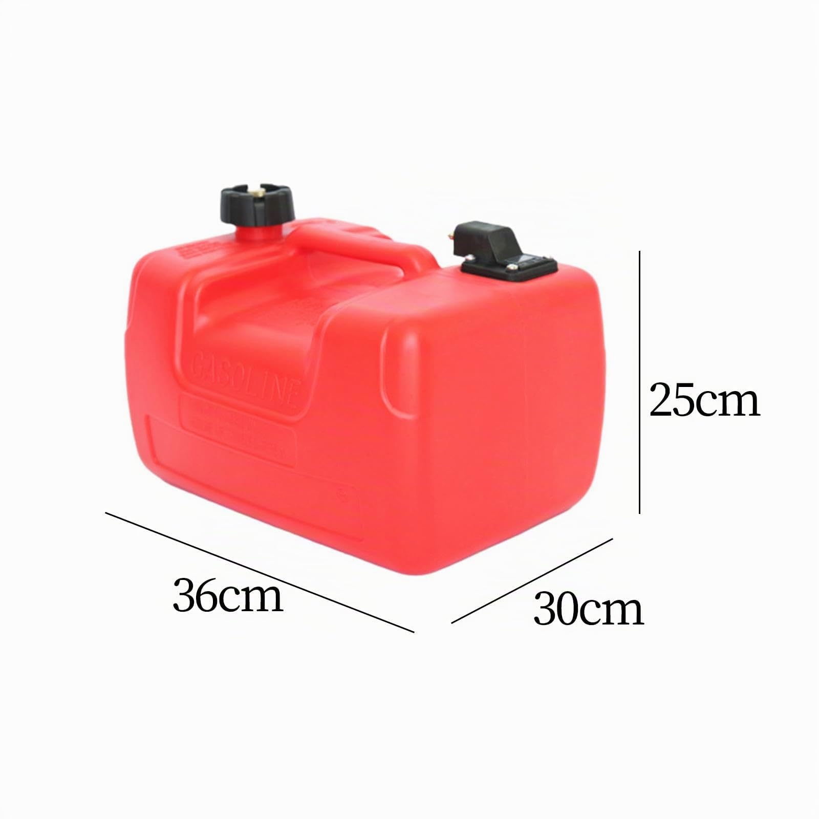 F Fityle Réservoir de Carburant de Bateau, réservoir de Carburant de Moteur Hors-Bord Marin, réservoir de de Bateau Portable, Installation Facile, 12L