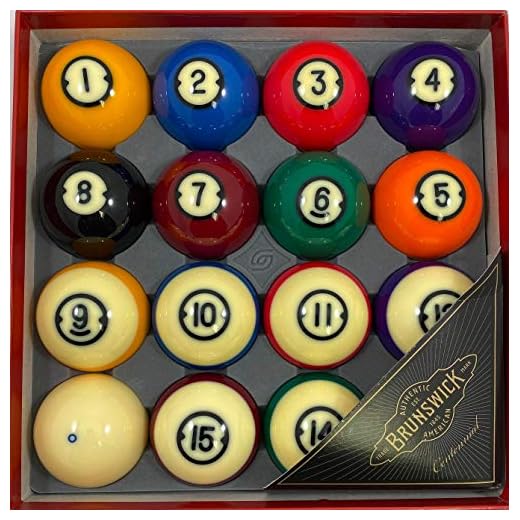 Brunswick Centennial Billiard Balls