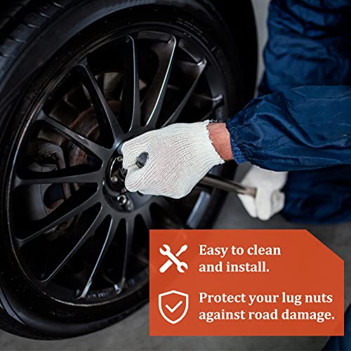 Aoit 20 Pcs New Universal 17Mm Wheel Lug Nut Bolt Cover Caps +Removal Tools (Gray) #TOP3