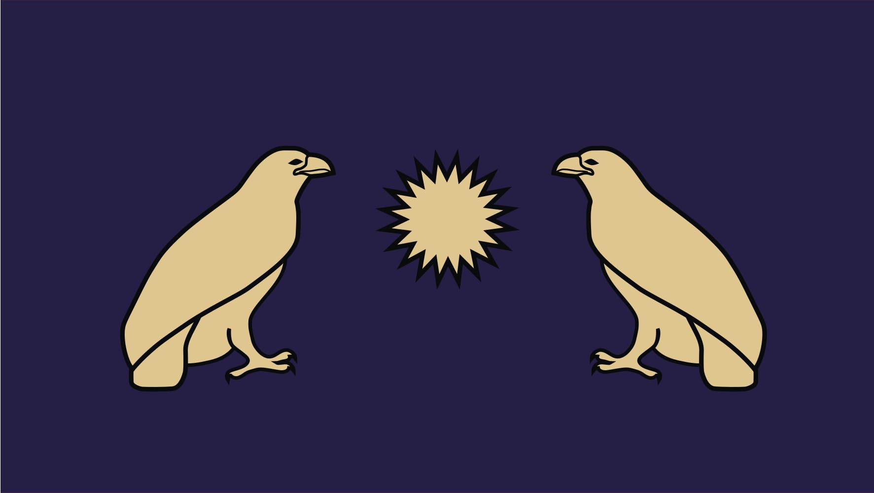 Drapeau Arshakuni Arsacid dynasty grand modèle pour collectionneur exigeant