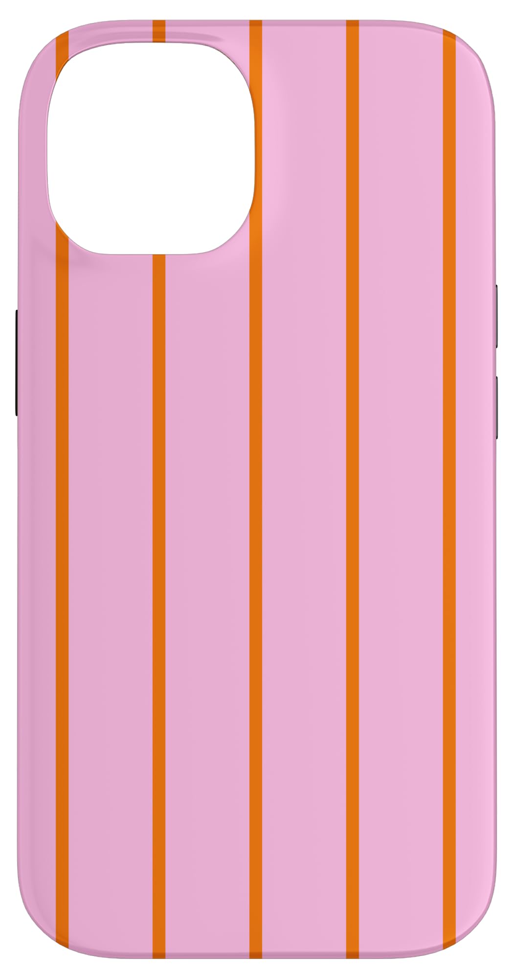 Pink and Orange Stripes Thin Vertical Lines Retro Aesthetic Case for iPhone 14
