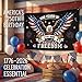250th Anniversary Decorations - 4th of July Backdrop for Memorial Day | 1776-2026 America Merchandise Patriotic USA Freedom Photo Booth Background Banner for Home Indoor Outdoor,Fourth of July Accessories