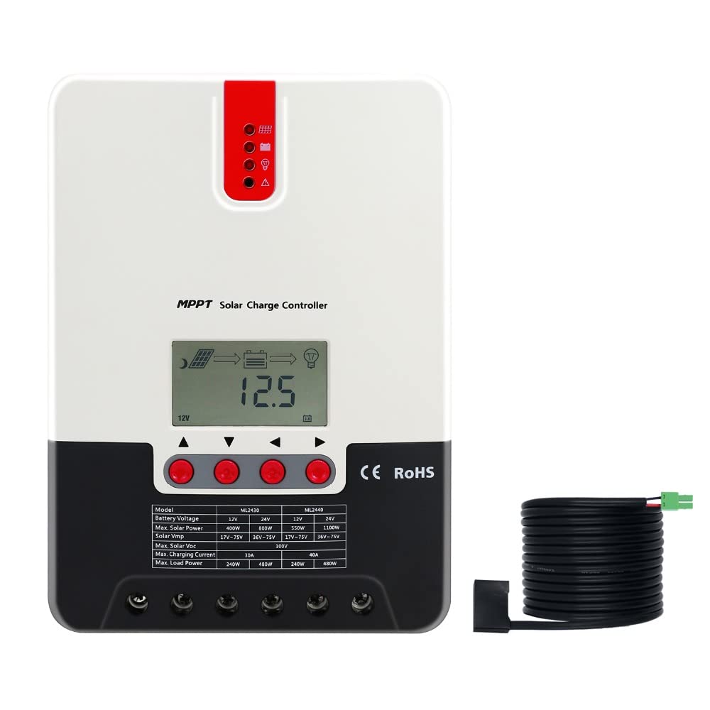 Régulateur solaire MPPT 20A pour recharger efficacement une batterie gel ou lithium