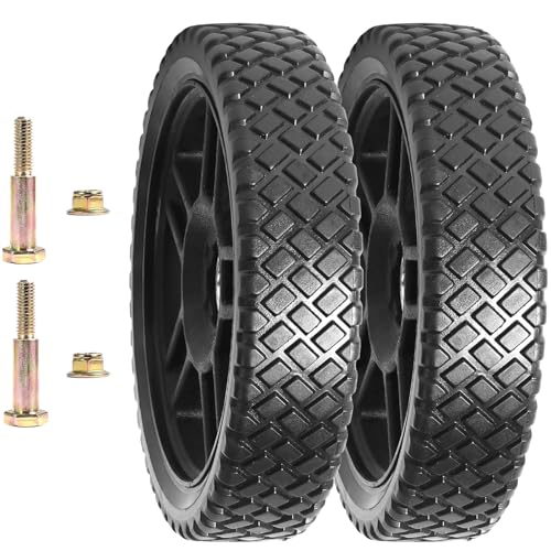 GOKTRO Lawn Mower Wheels 10"Wheels for Push Mower Wheel kits