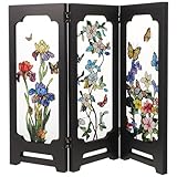 Accessoire de table raffiné : sublimez n’importe quelle table avec ce paravent décoratif d’inspiration asiatique. son artisanat artistique, inspiré des reliefs et inspiré des paravents pliants, rehausse l’ambiance d’un bureau, d’une fête ou d’un intérieur. ce paravent miniature fait également office de décoration de table