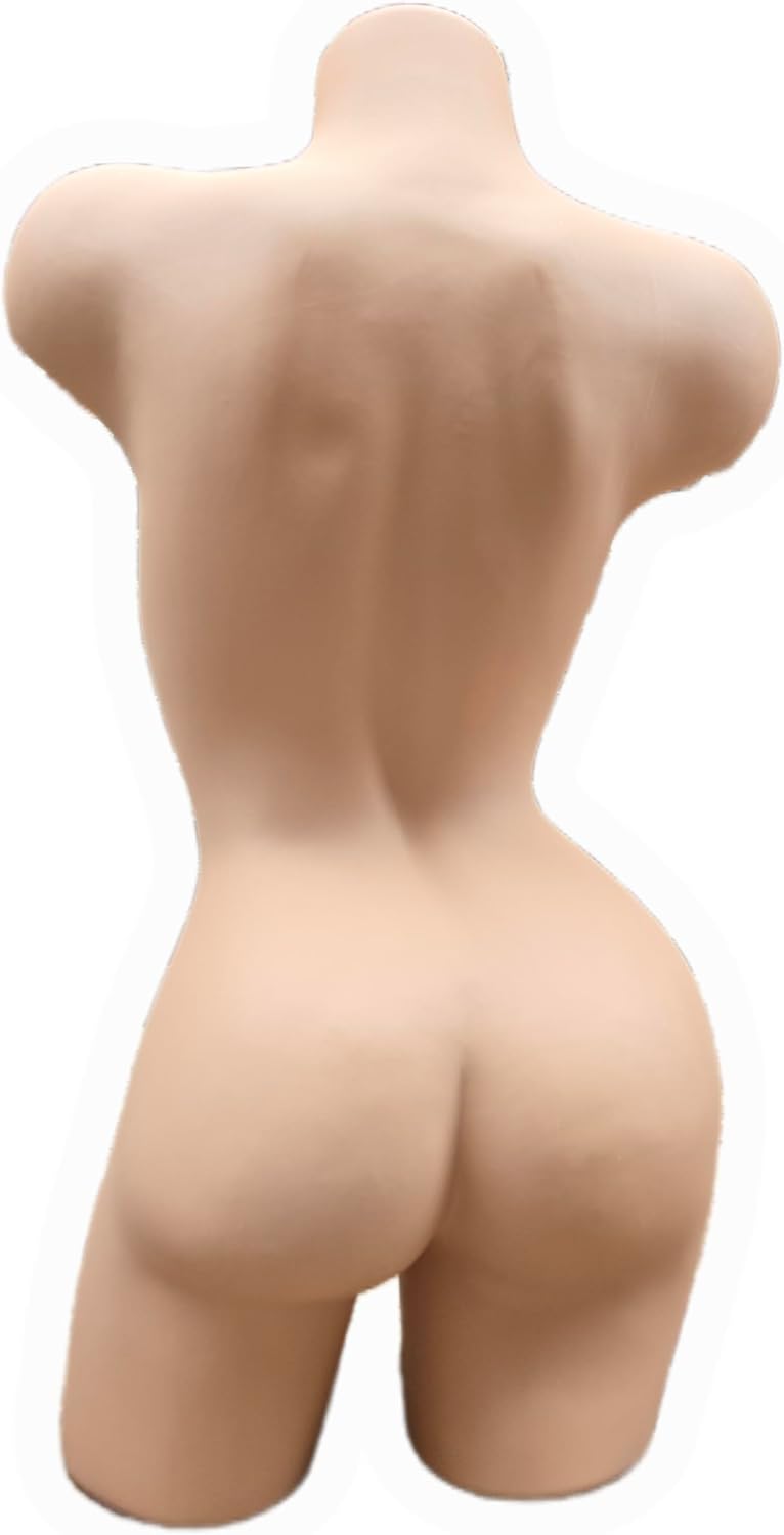 35" 24" 37" Posing Female Torso Dress Form Mannequin Display Bust Skin Color