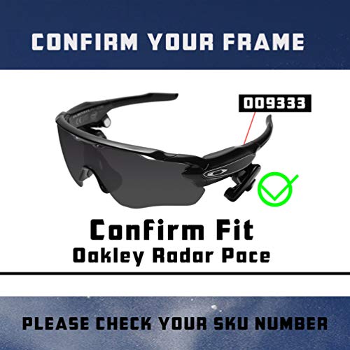 Image of Radar Pace Lenses & Nose Pieces Replacement for Oakley Sunglass OO9333 Polarized