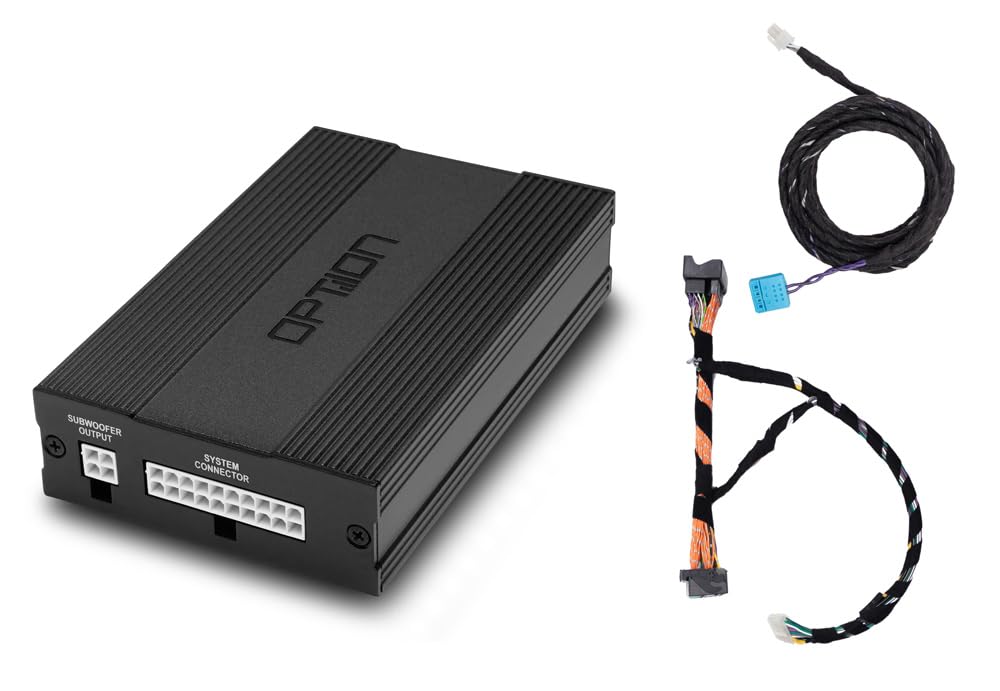 OPTION Amplificateur DSP compatible avec VW ID.3-6 canaux DSP avec configuration DSP + kit de montage Plug & Play