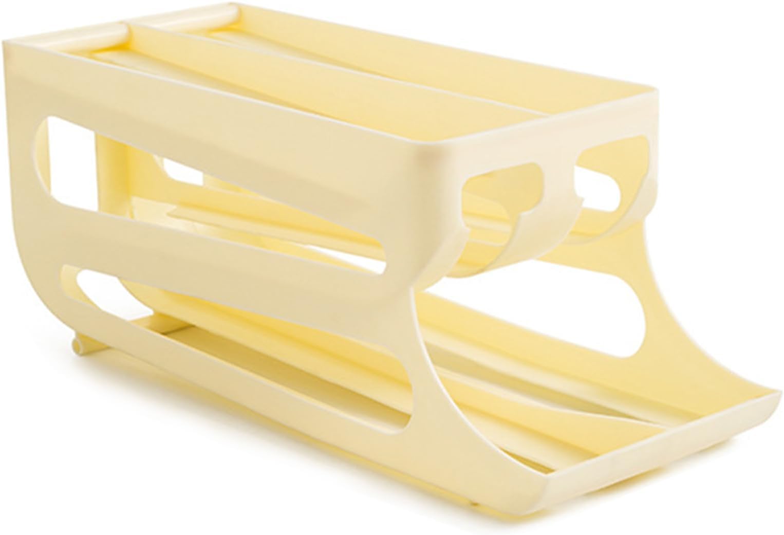 Egg Holder | Automatic Rolling Egg Dispenser | Fruit Drinks Container | For Kitchen Counter Camping Chicken Travel Home Cabinet Drink Food Yogurt Fruit