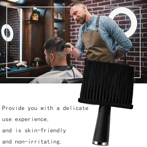 SUpoetry 3 Stück Nackenpinsel Set,Nackenpinsel Friseur, Friseur Pinsel, Barber Brush, Soft Barbierbürst, Reinigungsbürste, Weiche Hals-Staubbürste, zum Abbürsten von Haaren um Hals und Ohren