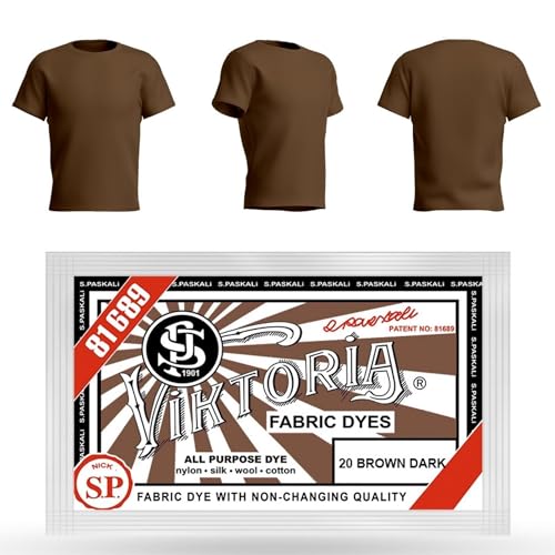 VIKTORIA Teinture textile lavable en machine (59 couleurs) – Teinture pour tissus, colorants pour textiles, couleurs résistantes au lavage, teinture textile, vêtements