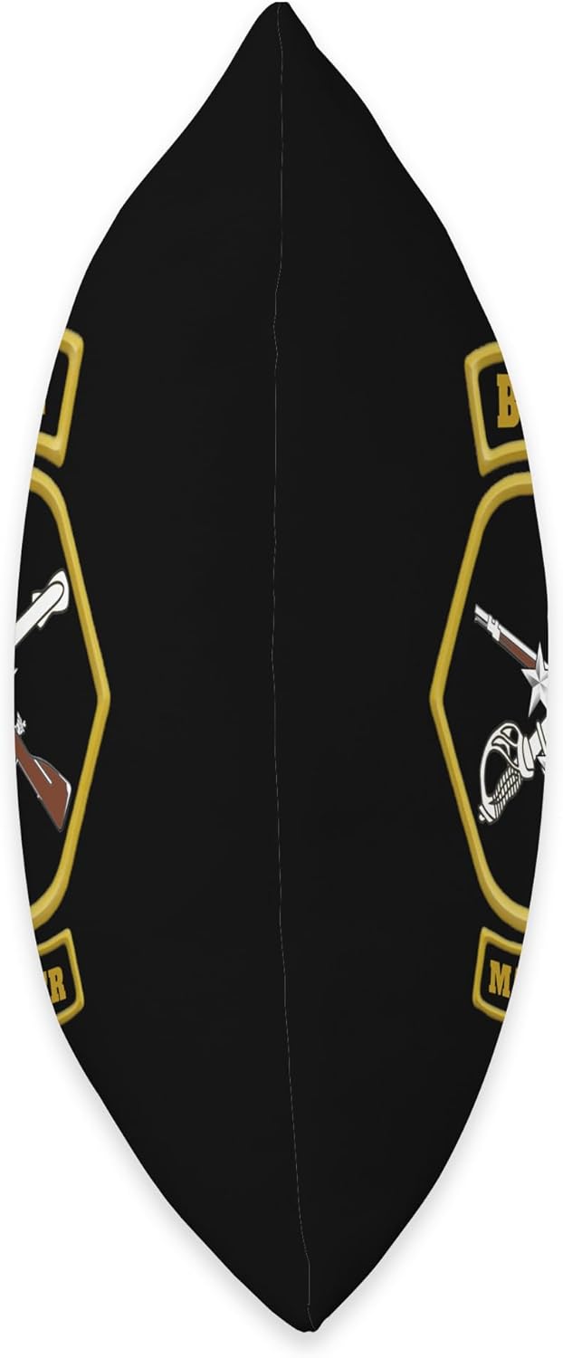 Bradley Master Gunner Emblem graphic Throw Pillow