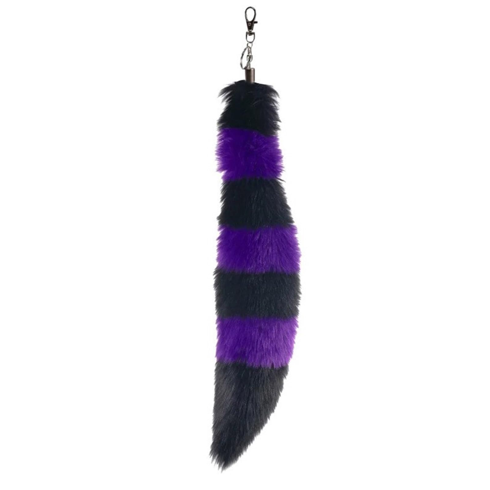 Maxtonser Faux Furs Foxes Tail Keychain Cosplays Toy Handbag Accessorise Bag Keyring Hook Pendant Charm Furs Car Keychain Gifts
