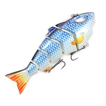 スイムベイト　まとめ売り Amazon.co.jp: パイクフィッシングルアー 8セグメントジョイント