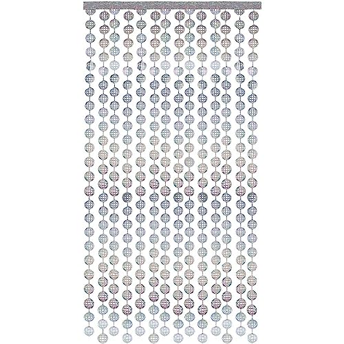 Ericetion Cortinas De Aluminio De Cumpleaños De Cortinas Franjas Tinsel Fling Foil Background Fondo De Fiesta De Fiesta De De 70 Años.