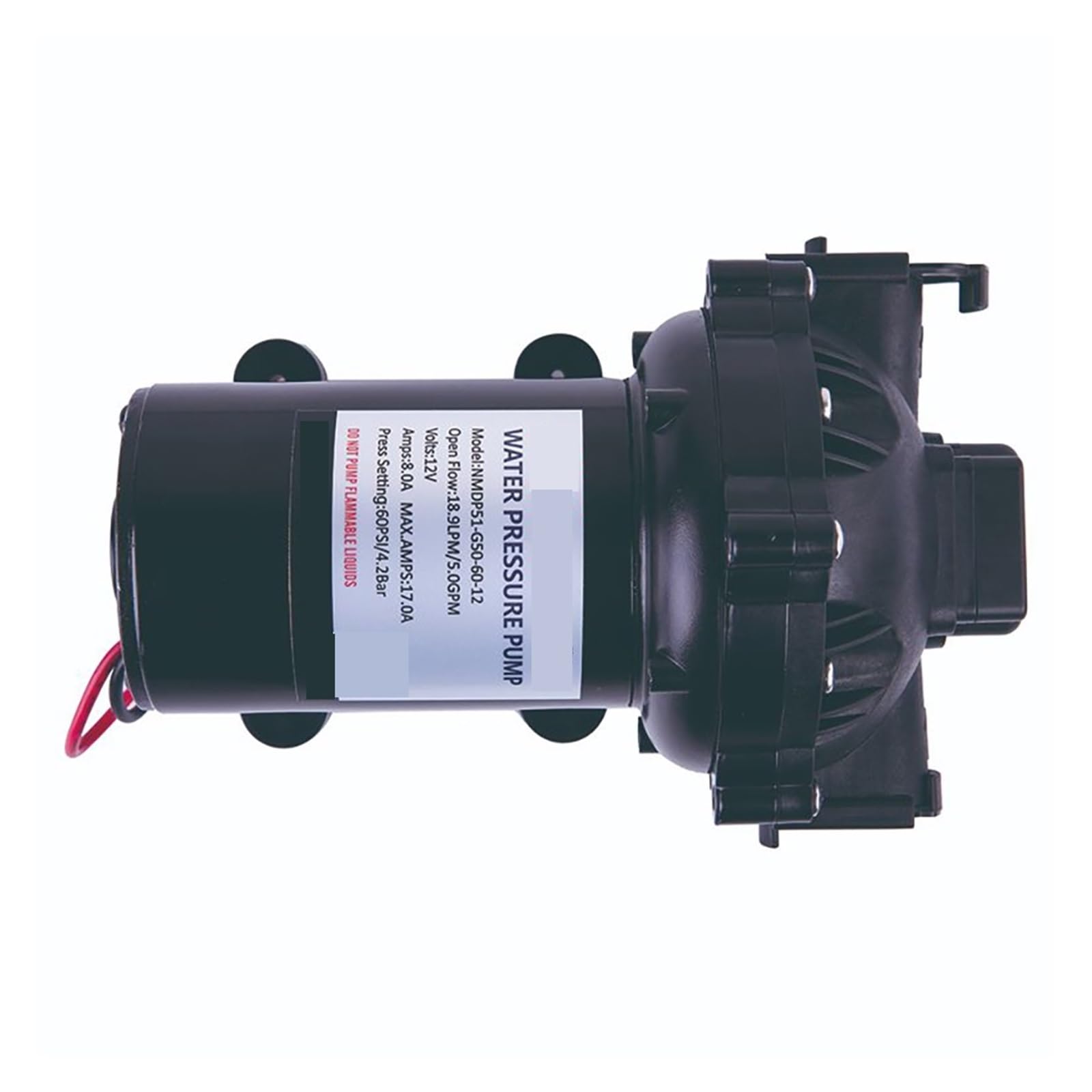 Pompy membranowe Pompa Świeżej Wody Membranowa 60PSI Serii 51 Do Szybkiego Natrysku DC 12 V/24 V(G40-24V)