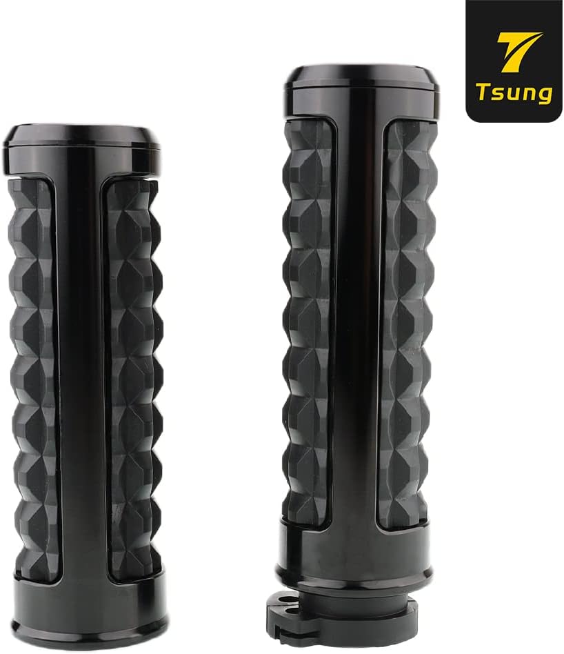TSUNG Handlebar Grips 1 Inch Motorcycle 25MM Throttle Hand Grip
