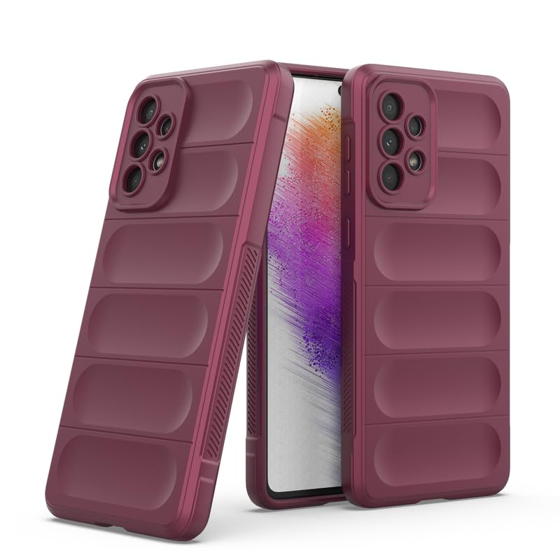 Soezit Back Case Cover for Samsung Galaxy A73 5G, Compatible for Samsung Galaxy A73 5G Back Case Cover, Matte Case with Inner Lining, Liquid Silicon Case with Side Grip Camera Protection (TPU, Plum) (B0D6GPSZ5Y) Amazon Price History, Amazon Price Tracker