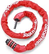 Amazon | Sportneer 自転車 鍵 自転車チェーンロック 5桁ダイヤル式