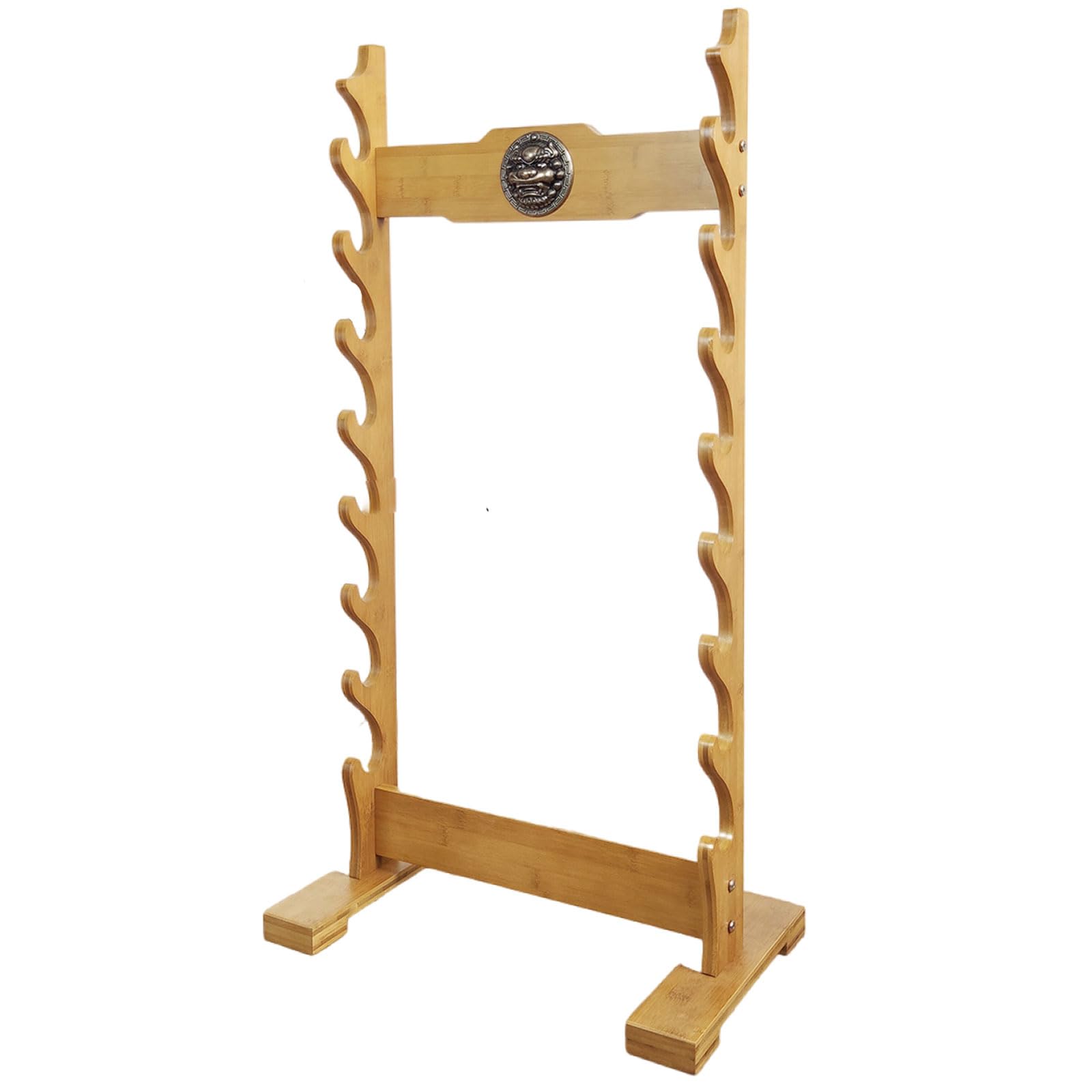 Serenitison Kylin Sword Stand,Katana Holder Display Hanger,Floor Standing Multi Layer Sword Rack,Musical Instrument Flute Stand,Weapon Display Stand,for Katana Wakizashi And Standard Swords,Stable