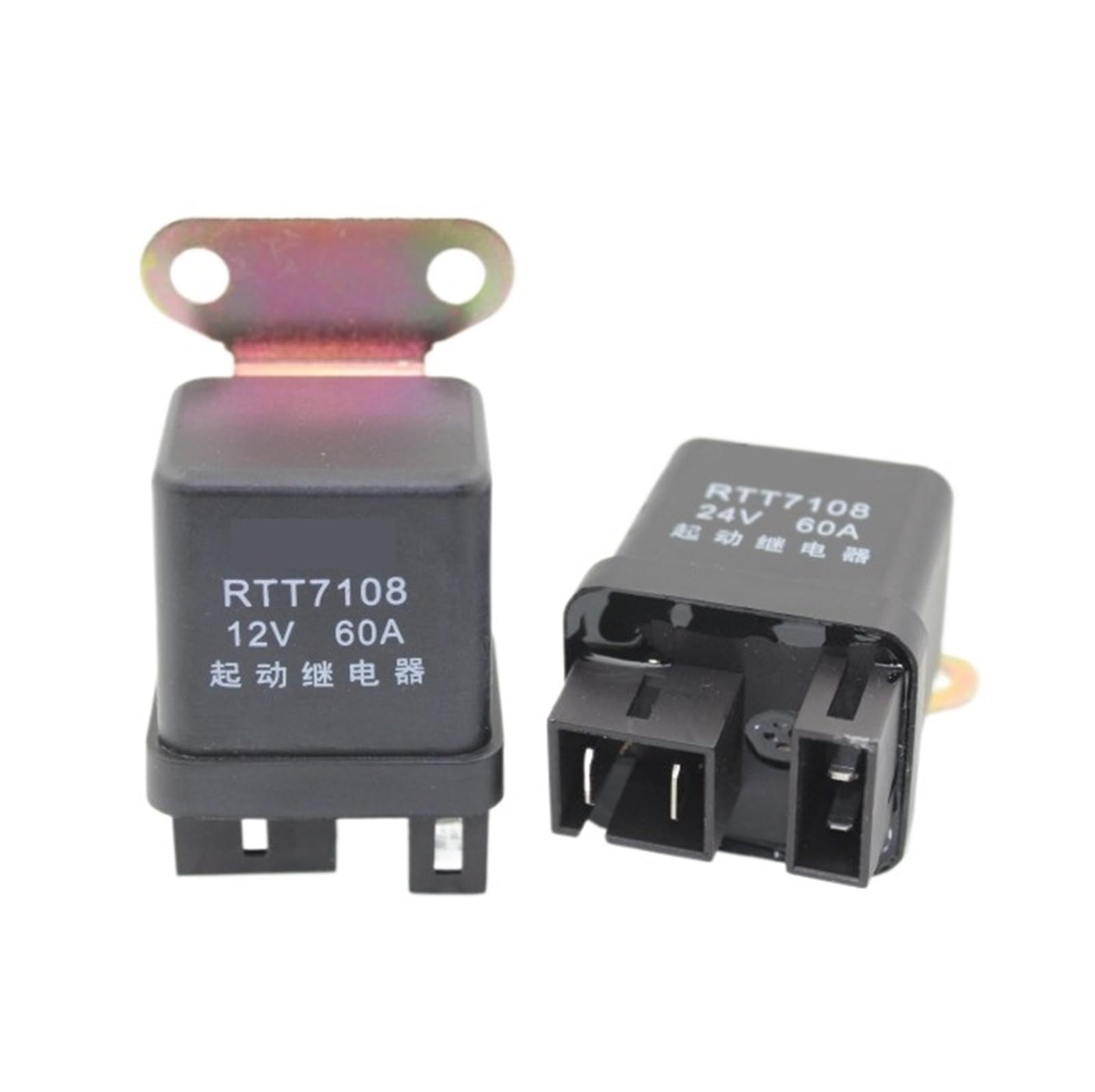 Relé de arranque para motor de camión automotriz de 24V y 60A