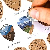 National Parks Scratch Off Map of United States Poster, Bucket List INCLUDES WILDLIFE, US Travel Map...