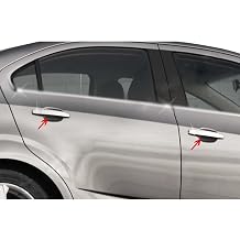 BTM AUTOMOTIVE (176) مقبض باب من الكروم 4 أبواب P.Steel متوافق مع شيفروليه كروز سيدان-Hb خلال عام 2009