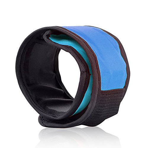 esonstyle 6 Pack LED Leuchtende Slap-Armbänder, Nachtsicherheits-Armbänder für Radfahren, Gehen, Laufen, Konzerte, Camping und Outdoor-Sportarten.
