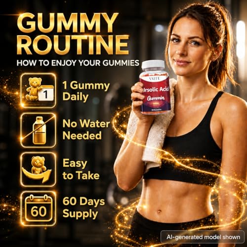 VAITE Ursolic Acid Vegan Gummies