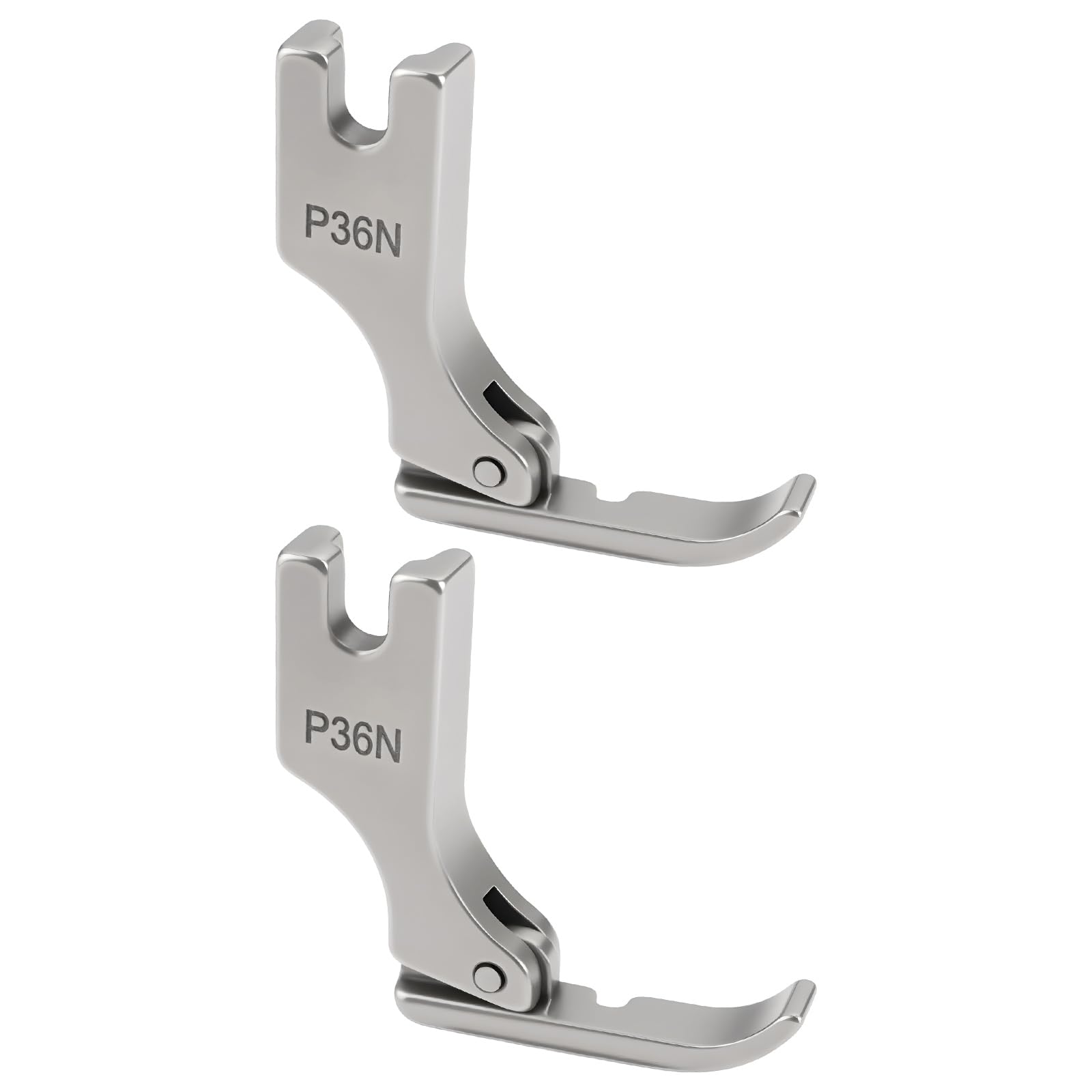 OTOTEC 2pcs Right Sewing Machine Zipper Presser Foot P36N Compatible with Singer Compatible with Brothers