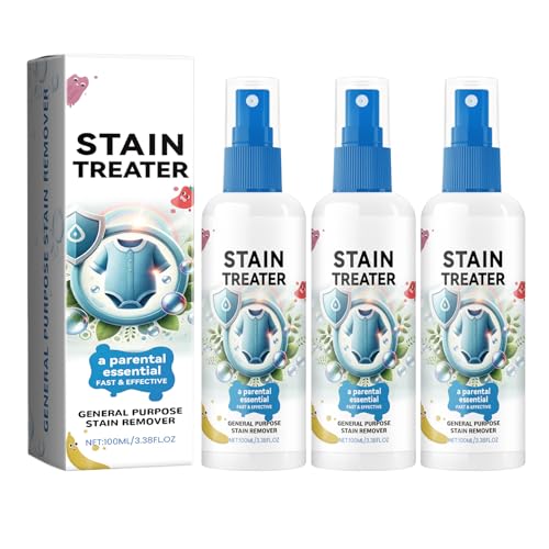 Quitamanchas En Spray Para Ropa De Bebé - 3×100ml Eliminador De Manchas De Ropa Natural,Elimina Las Manchas De Forma Rápida Y Eficaz,Potente Quitamanchas, No Necesita Limpieza En Seco Para Grasa