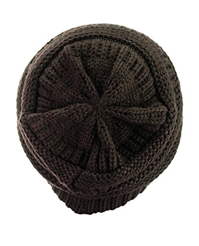 Image of Cambridge Select Thick Slouchy Knit Oversized Beanie Cap Hat