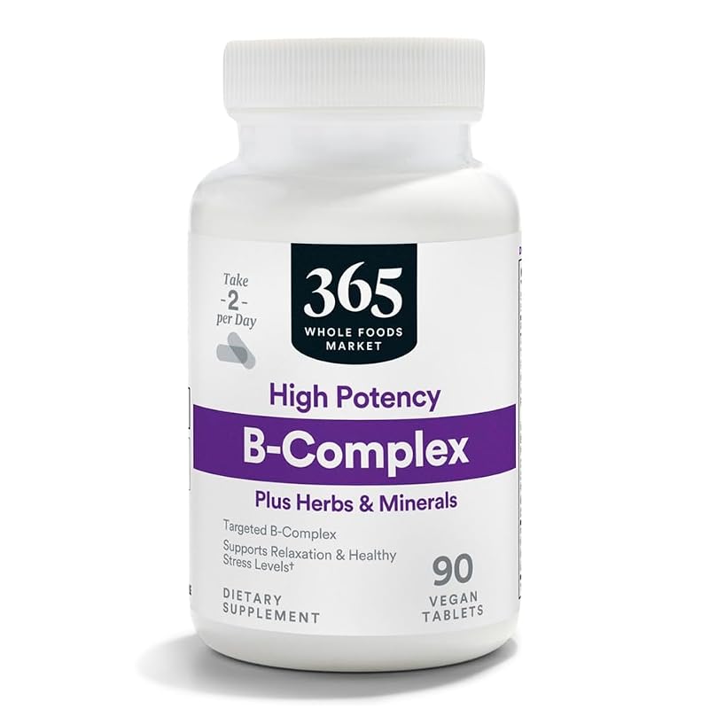 365 by Whole Foods Market Complexo B em comprimidos, 90 comprimidos