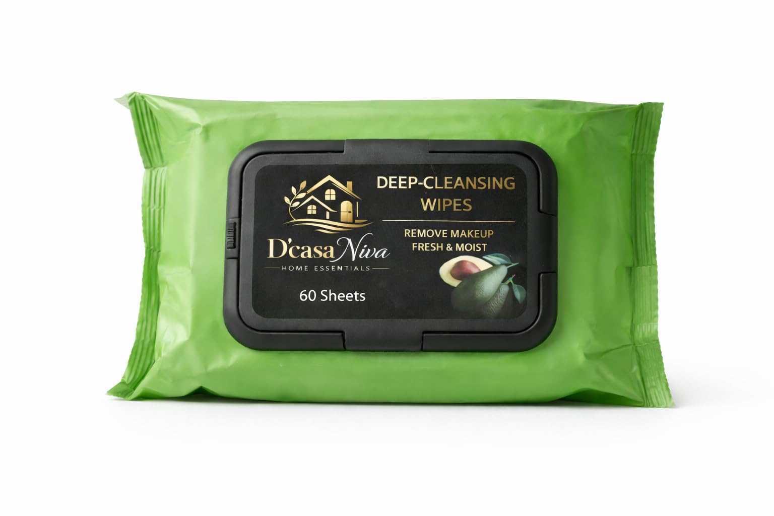 D’casa Niva Makeup Remover Wet Wipes for Face & Eyes | Deep Cleansing, Moisturizing & Refreshing | Natural Formula | 60 Sheets (1, Standard)-image-15