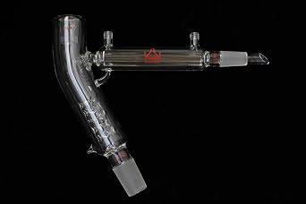 Glass Short Path Distillation Head 5L with Vigreux Bent 60 Degree Bottom Joint 34/45
