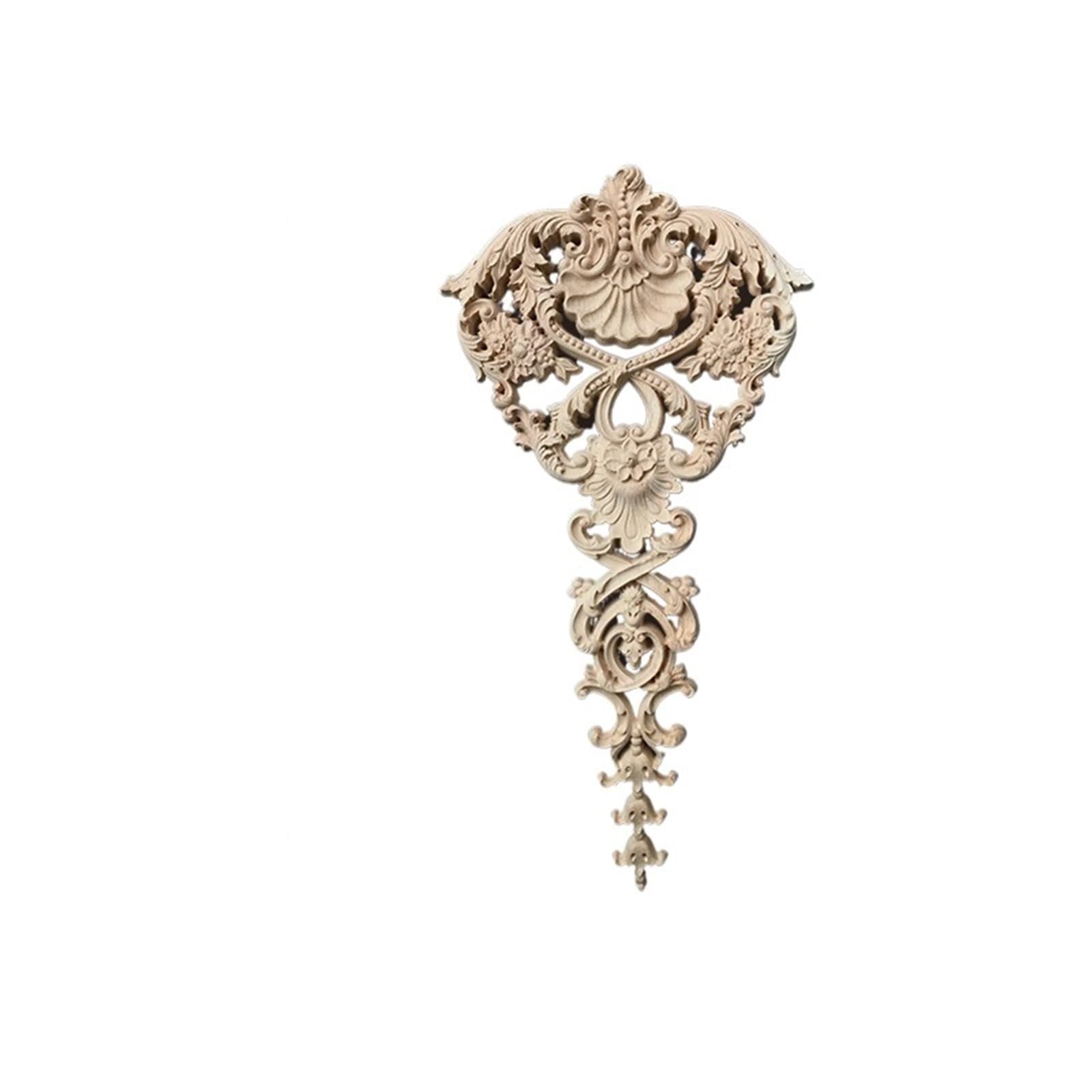 Fleurs pour sculptures sur bois de style baroque pour customiser un meuble